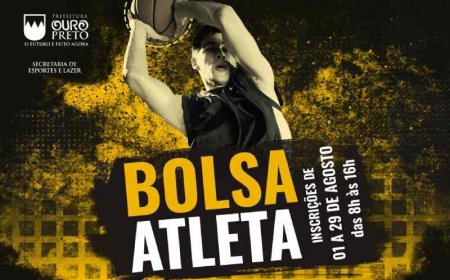Ouro Preto abre inscrições para programa Bolsa Atleta