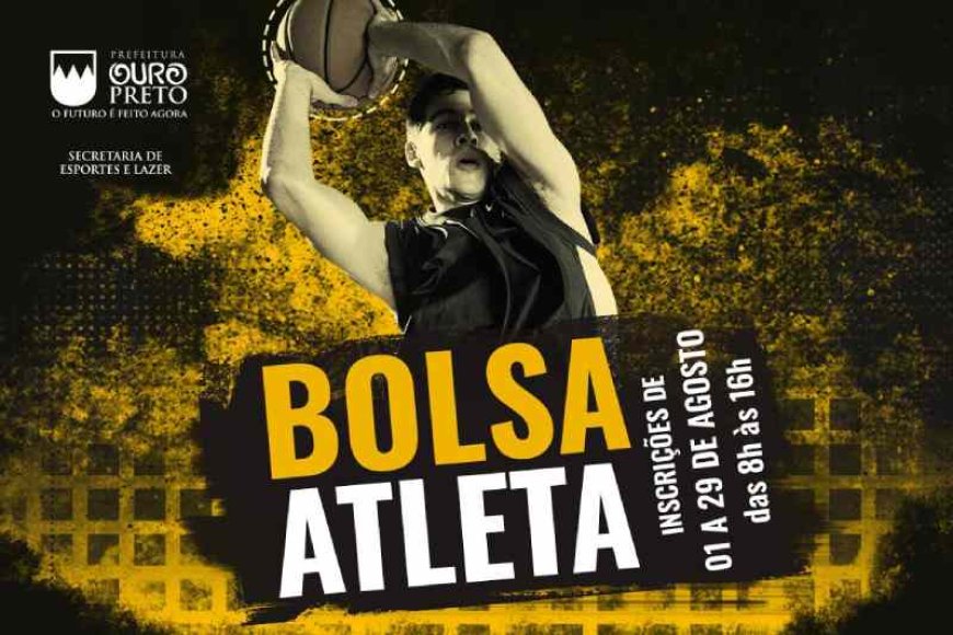 Ouro Preto abre inscrições para programa Bolsa Atleta