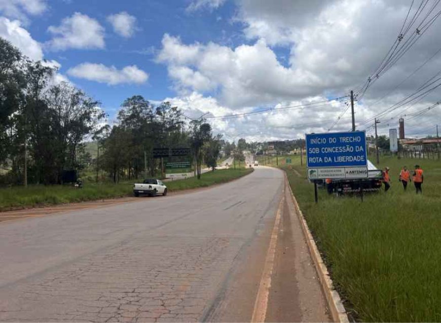 Concessionária inicia operação de novo lote rodoviário entre Ouro Preto e Mariana